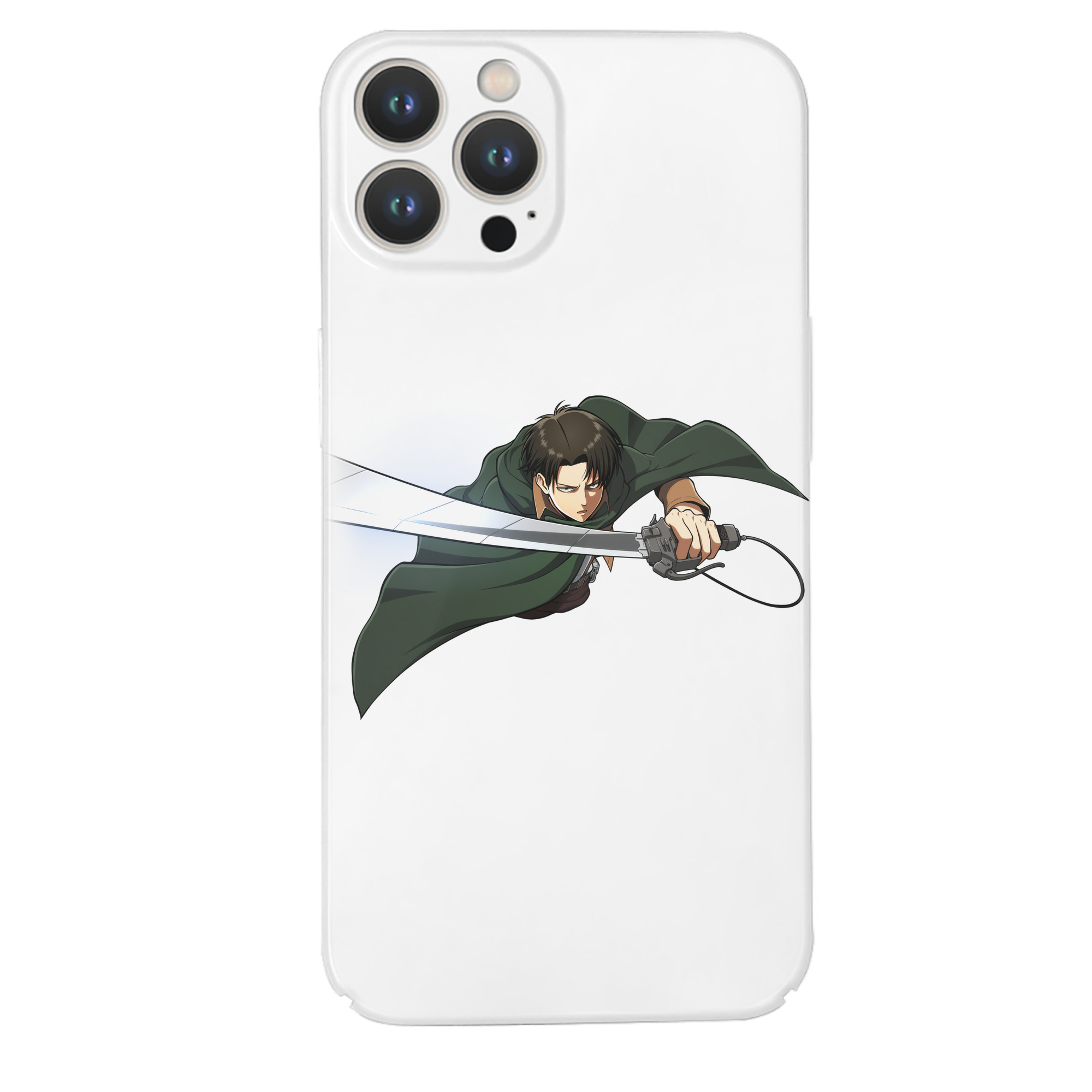 （画像用） 進撃の巨人 リヴァイ·アッカーマン Attack on Titan Levi Ackerman 【iPhone 14シリーズ対応】ハードケース
